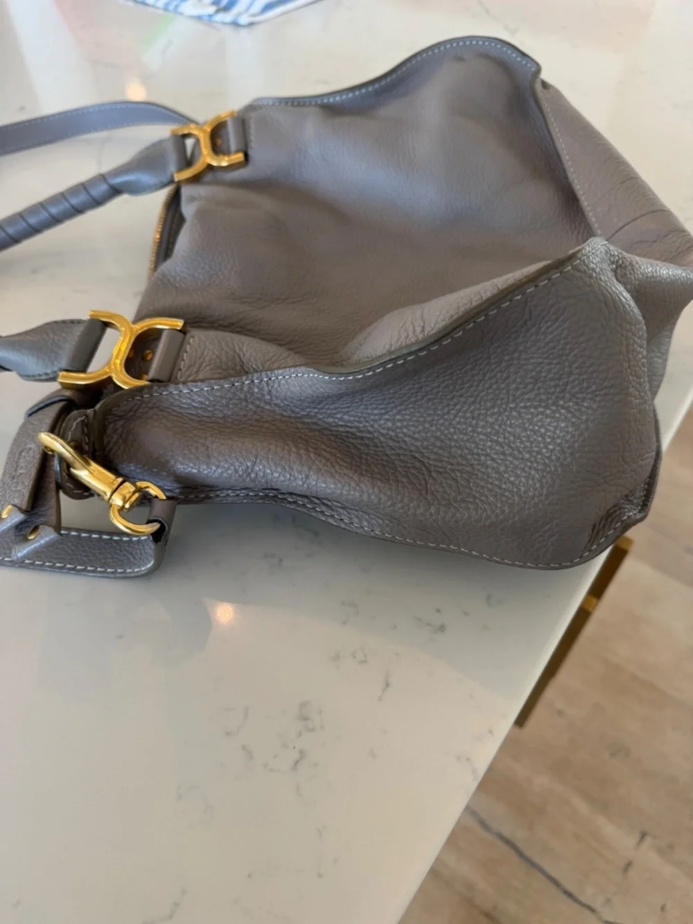 CHLOÉ Marcie Medium Leather Satchel
